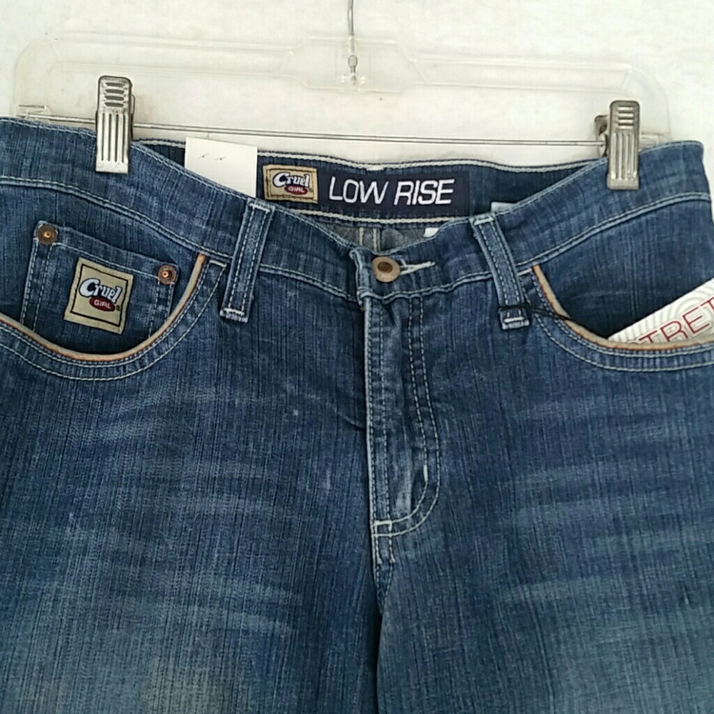 NWT Cruel Girl jeans 11 long low-rise stretch